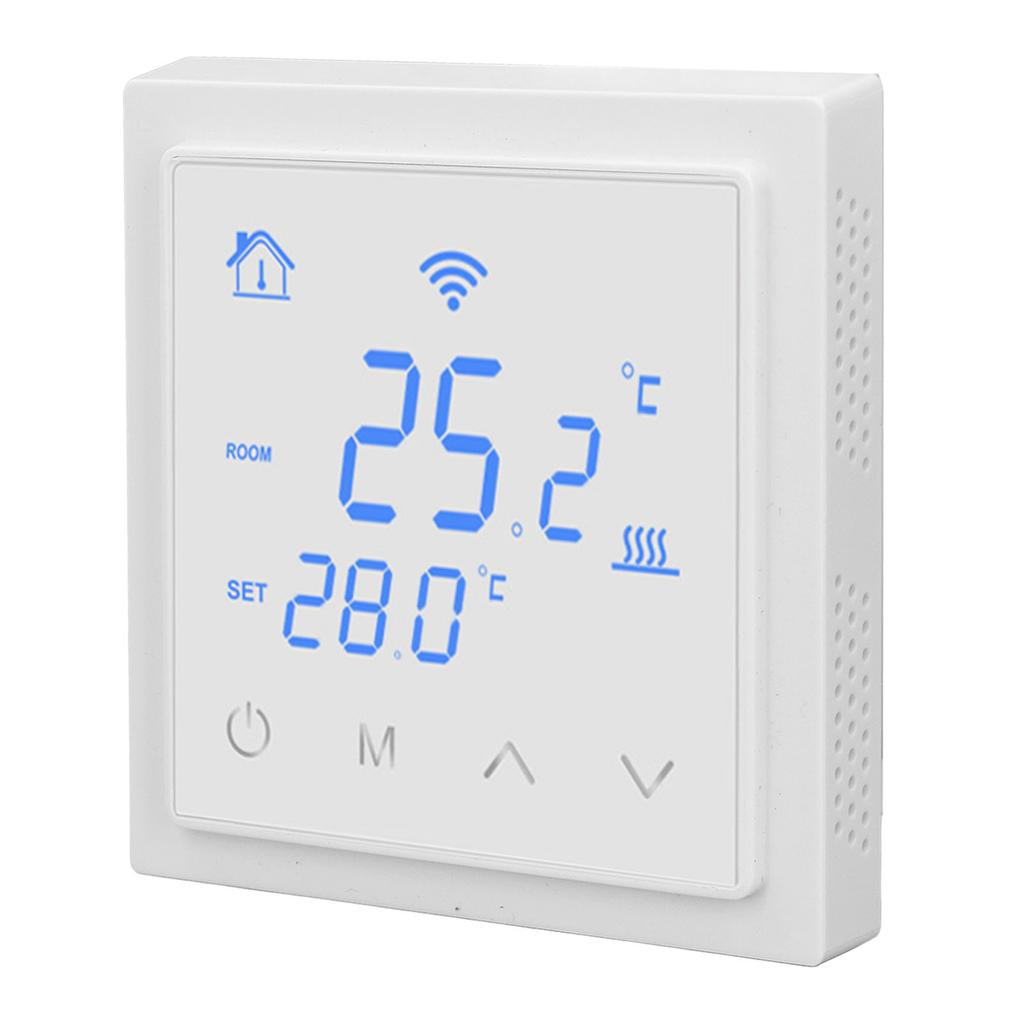 Floor Heating Thermostat 16A WiFi Smart Electric Underfloor Heating Thermostat with Voice Function for Home AC85-250V