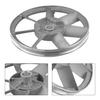 Sliver Color Air Compressor Belt Machine Head Flywheel Single Groove Pulley