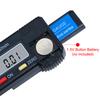 Digital Depth Gauge Caliper Tread Depth Gauge LCD Tire Tread Gauge For Car Tire 0-25mm Measurer Tool Caliper Repair Tools