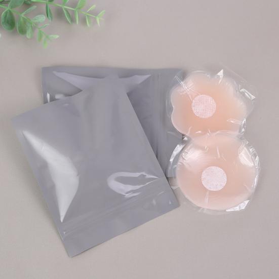 Invisible Nipple Covers for Women, Seamless Adhesive Silicone Nipple Pasties, Reusable Sticky Breast Petals