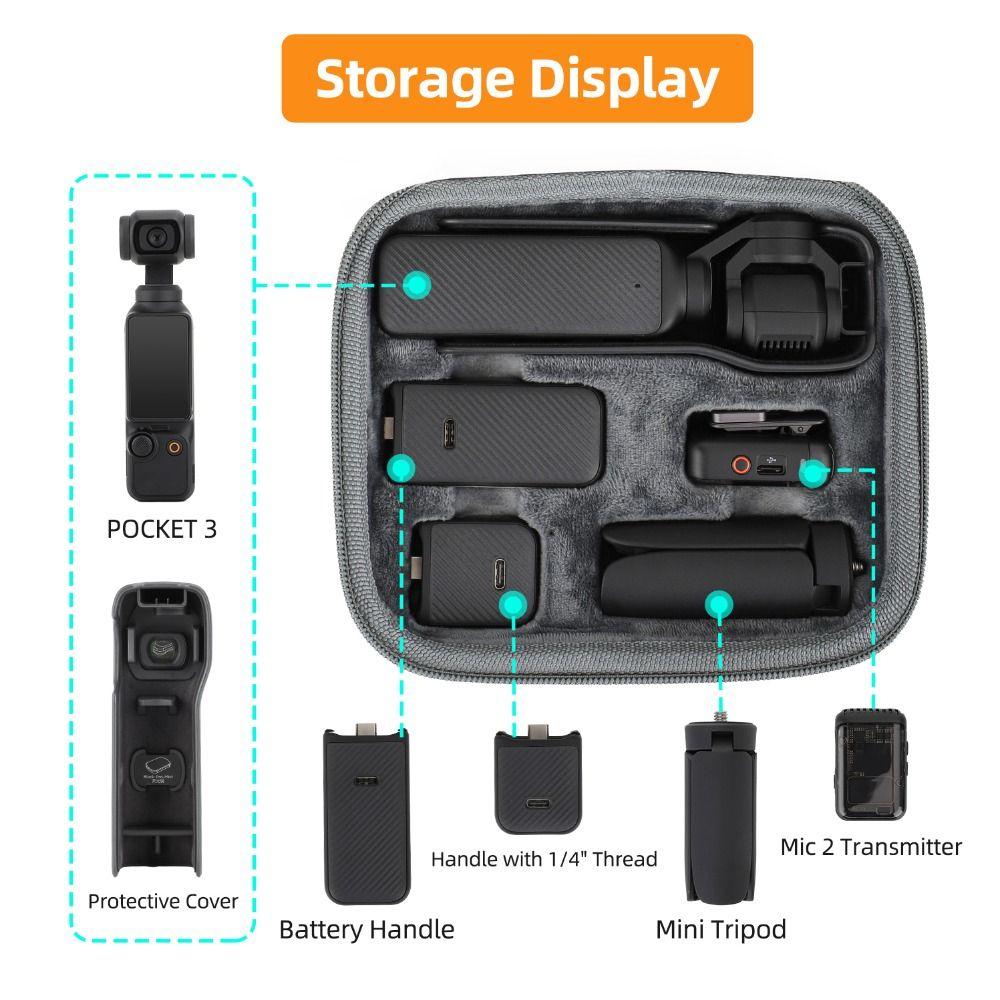 Handheld Storage Bag Protective Camera Body Handbag New Carrying Case for DJI Osmo Pocket 3