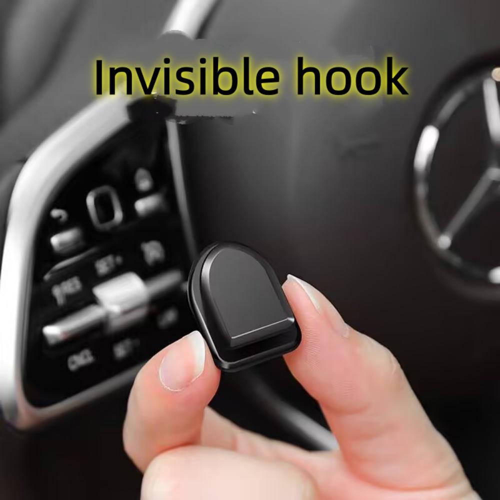 8/6/4PCS Concealed Multi Functional Rear Seat Backrest Creative Small Hook Adhesive Hook Universal Hook