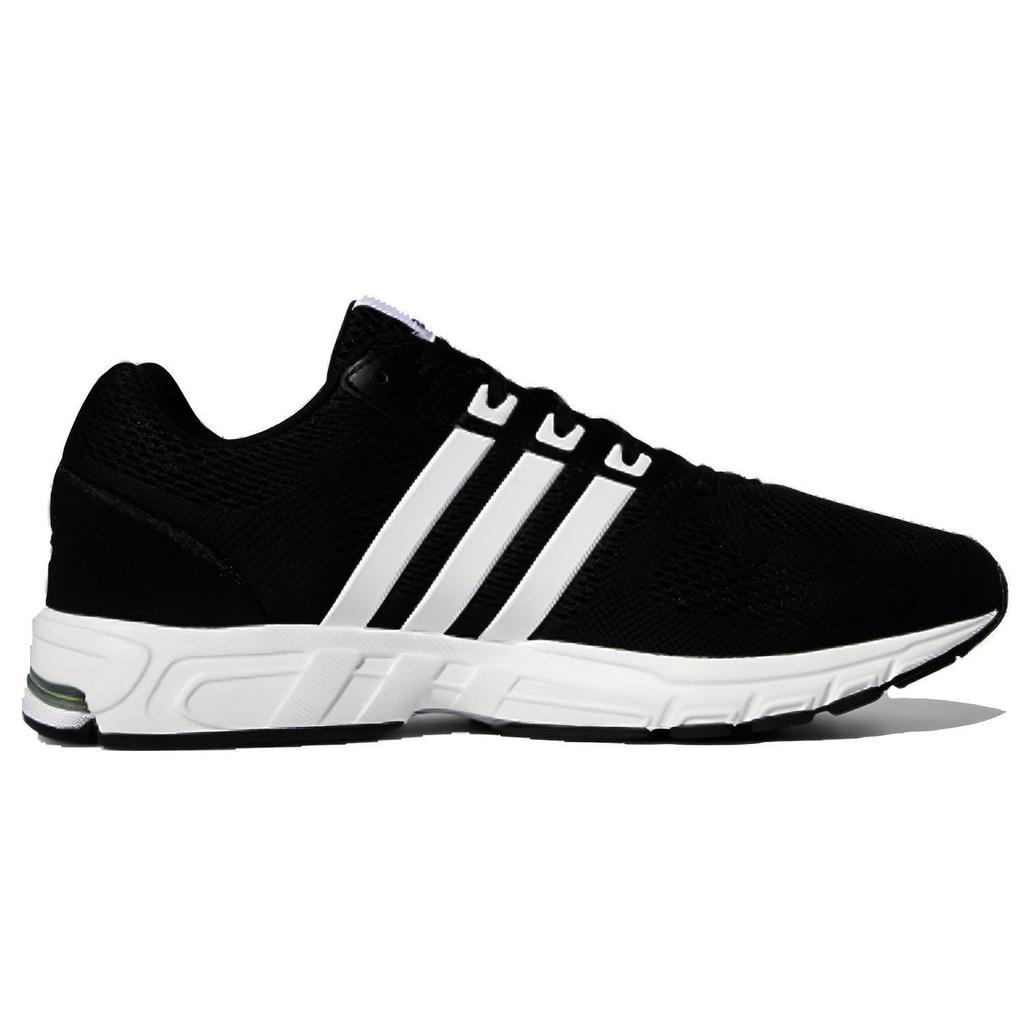 Adidas Equipment 10 Em Versatile Comfortable Retro Fabric Shock Absorption Non-Slip Low-Top Casual Running Shoes Unisex Sneakers Black EH1517