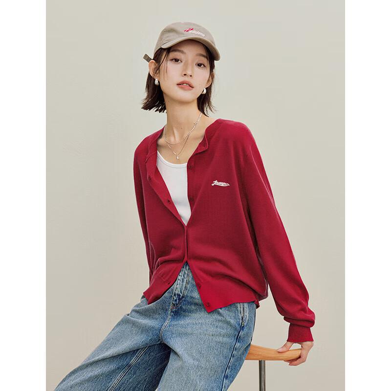 Inman MIU Gestrickte Strickjacke mit Stickerei