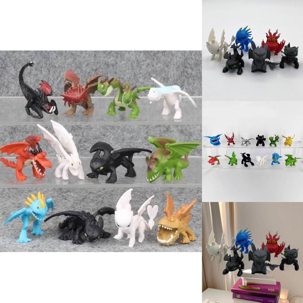 How To Train Your Dragon Pvc Figure Set With Blind Box Design For Collectors Special Characters Included