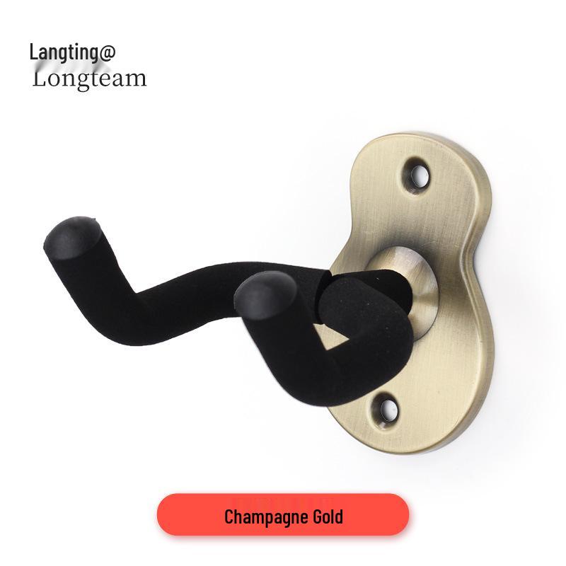 Matte Black Musical Instrument Wall Hook: Display Rack for Guitar, Ukulele, Violin, and Hulusi