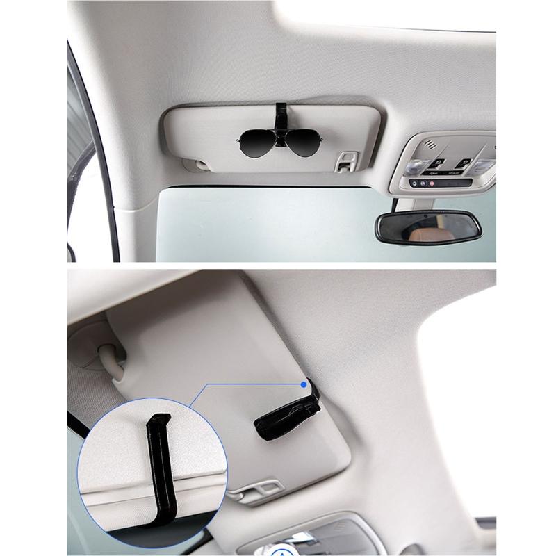 Universal Automotive Eyeglass Organizer Sun Visor Glasses Ticket Card Clip on for Seat Backs Ticket Holder Clip
