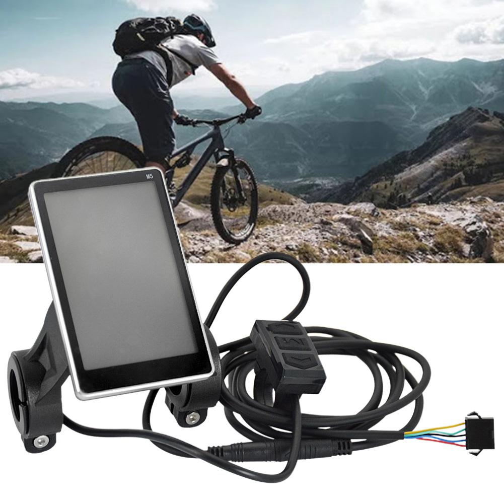 5-pin E-Bike M5 LCD Display Screen Electric Scooter Speedmeter With Control Electric Bicycle Display Modification Accessories
