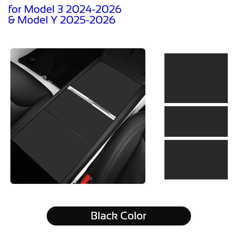 Center Console Electrostatic Adsorption Cover for Tesla Model 3 Highland Y Juniper 2024-2026 Interior Protector Film Sticker