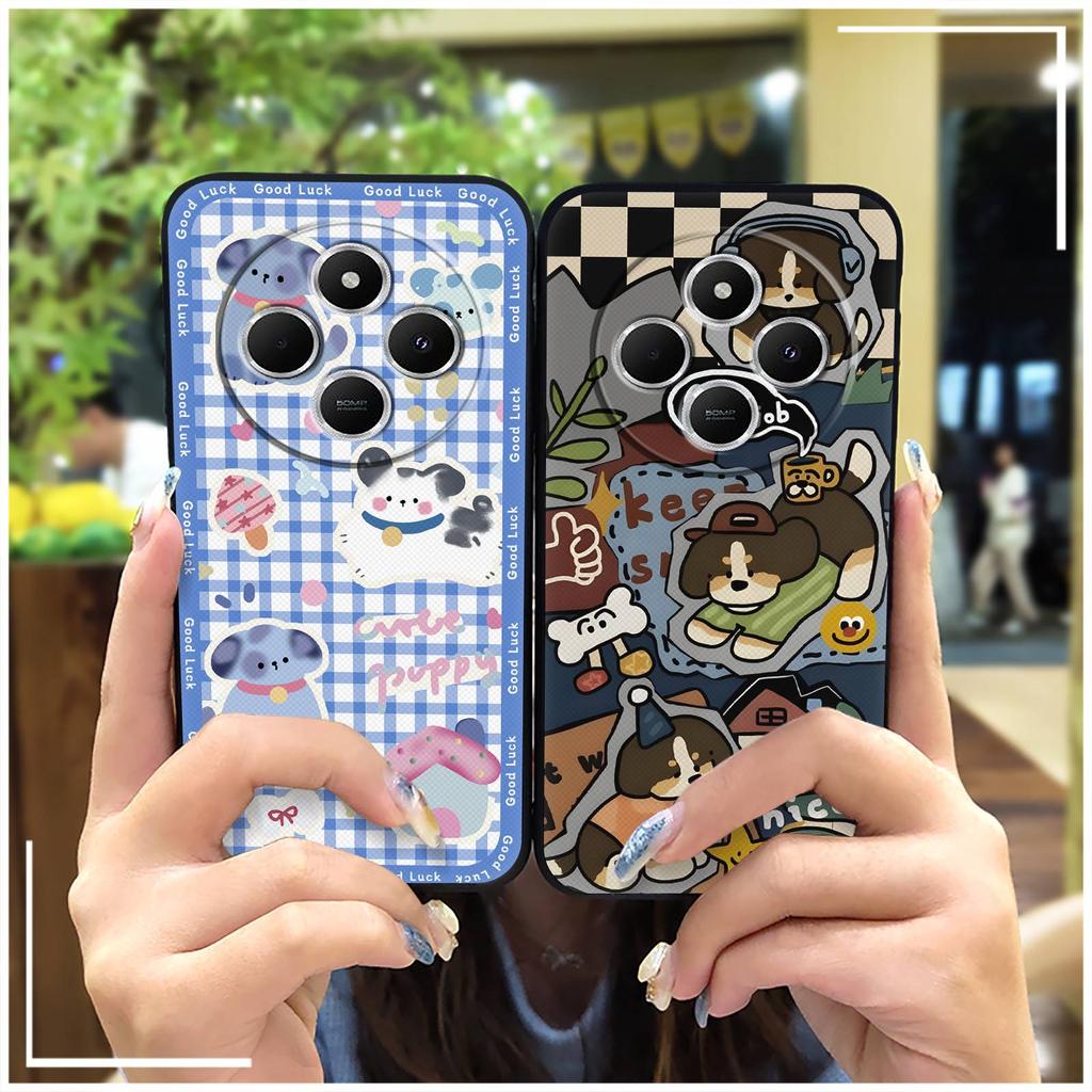 Anti-dust Durable Phone Case For Redmi 14C 4G/14R 5G/A3 Pro 4G/POCO C75 Phone Pouch Animals Full wrap Silicone TPU Cute