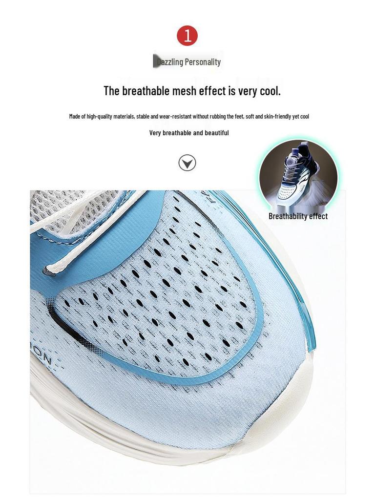 Atmungsaktive Jungen-Schuhe mit Netz-Obermaterial und rutschfester Sohle für Laufen & Basketball - Herbstkollektion