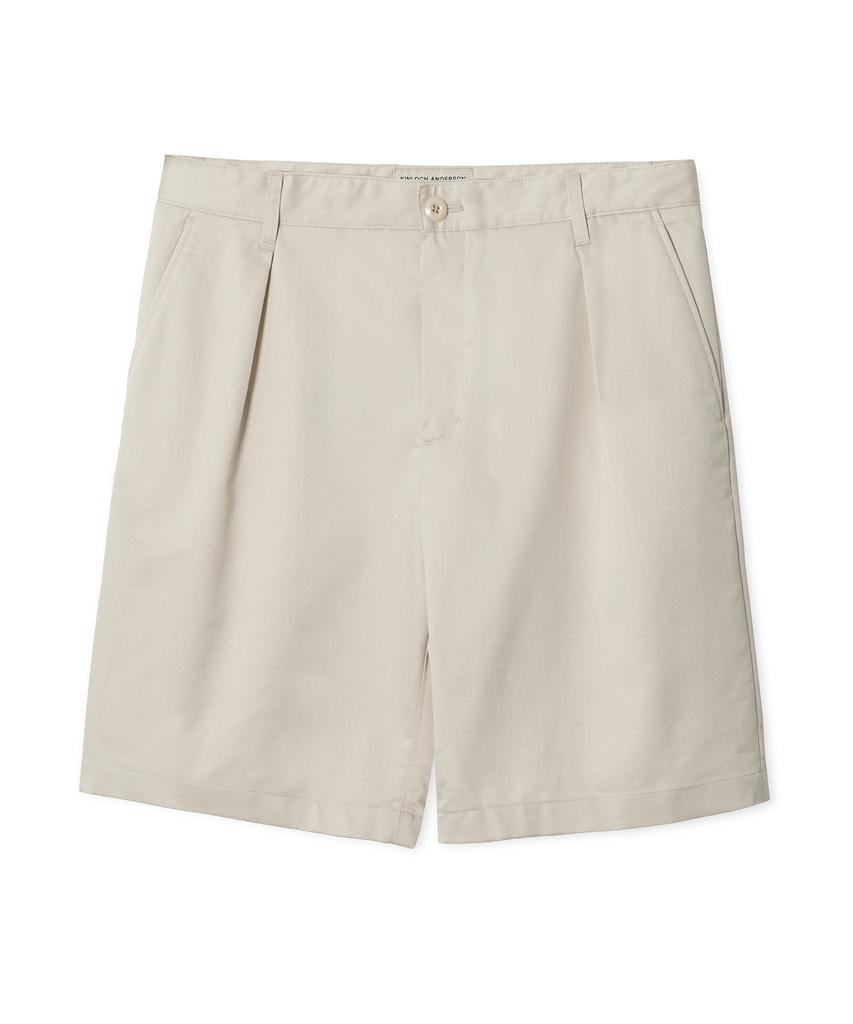 Edeunbeoleokeulleob Inverted Tuck Shorts (Light Beige)