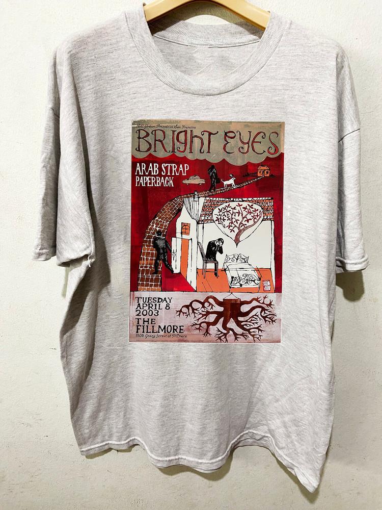 

Bright Eyes Band Live In The Fillmore T Shirt Full Size S5XL Unisex T-Shirt S