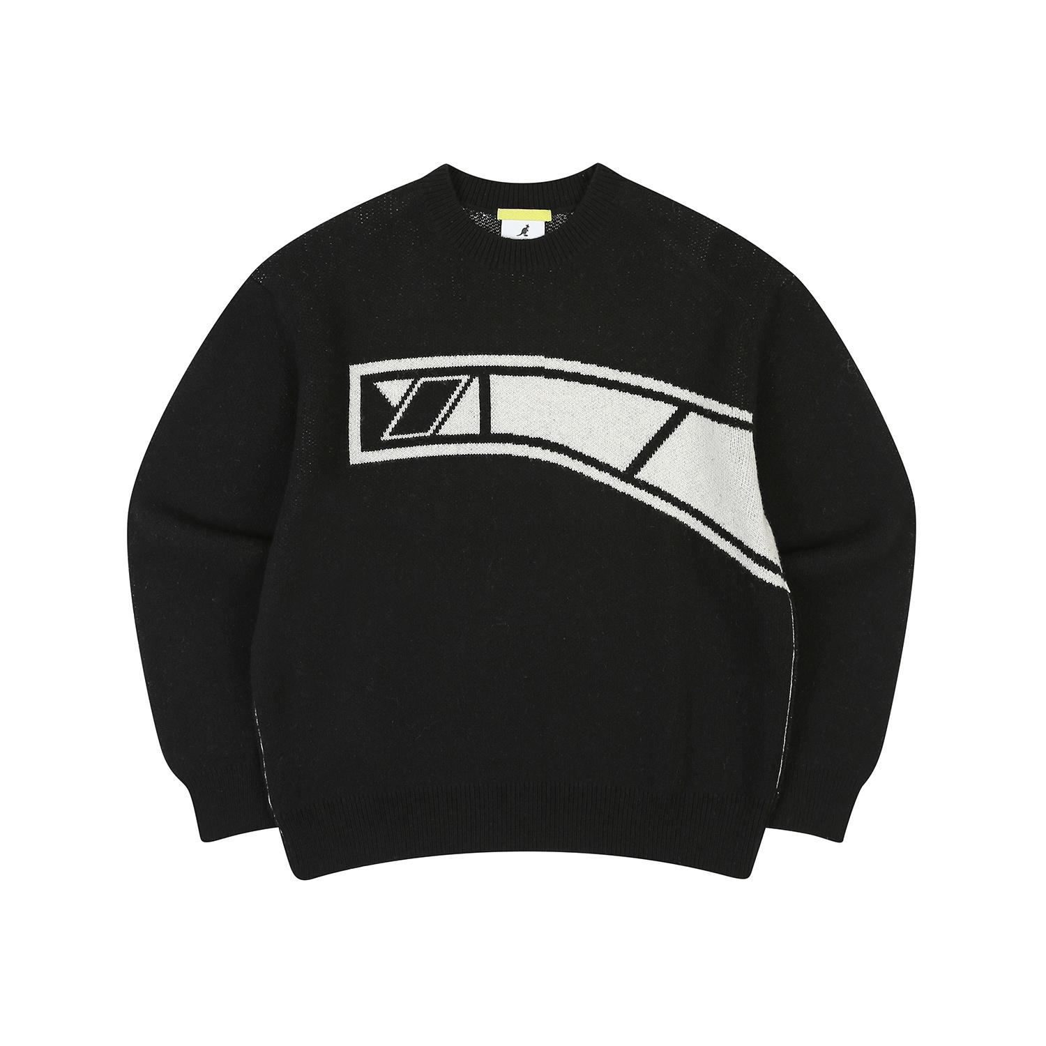Kangol Crs Logo Sweater 9005 Black Black/L