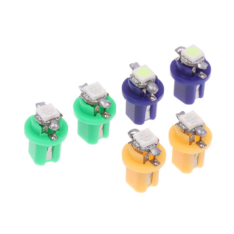 10Pcs T5 B8.5D Led 5050 Smd Led Bulb Car Interior Instrument Light Automobile Dashboard Side Switch Lamps Car Accessories