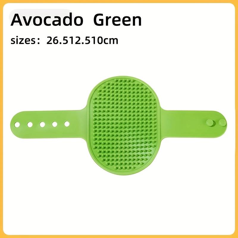 

2 шт. Инструмент для груминга кошек Силиконовая щетка-расческа Подходит для домашних кошек Регулируемая когтеточка Массаж лица Скраб для купания Аксессуары Чесалка для подбородка 2pcs зелёный