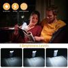 Mini LED Clip on Book Light Rechargeable Eye Protection Mini LED Book Light Flip Dimmable Clip Desk Light Office