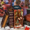 Weihnachts-Eckladen DIY Schreibtisch-Bauszene für Erwachsene 3D Vintage Puzzle Regal-Einsatz Sammlerstück Dekoration Spielzeug