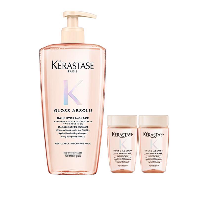 Kérastase Glaze Rose Shampoo Bundle