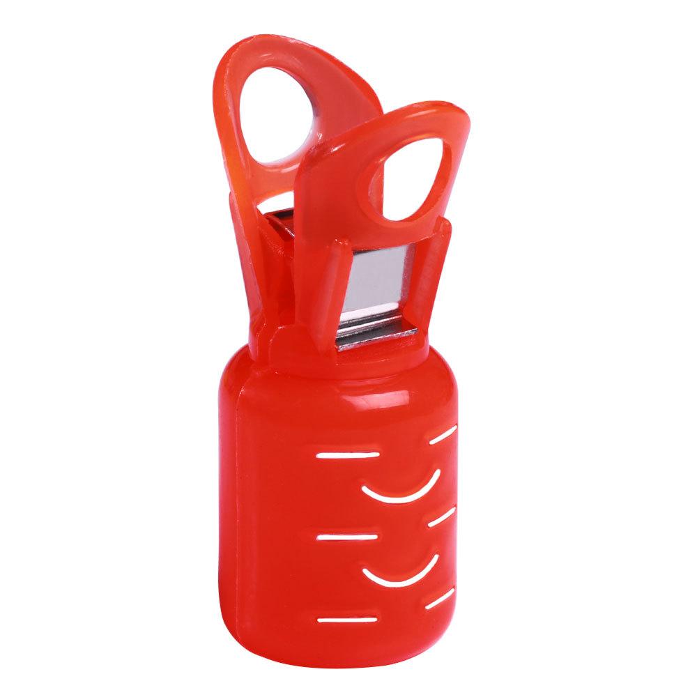 

10 шт./лот гачки для парасольок від креветок Захисний чохол Кришка для зберігання Аксесуари для риболовлі Чохол для джига для кальмарів S червоний