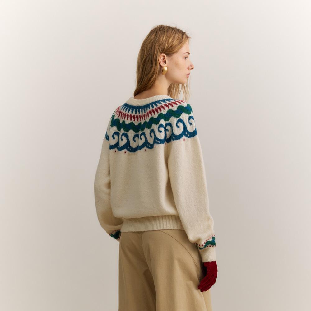 Waiwaiaiem Yy_Fair Isle Vintage Knit