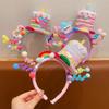 Birthday Twisting Stick Headband Eye-Catching Birthday Cake Headdress, Children'S Birthday Hat Dinner Party Photo Props
