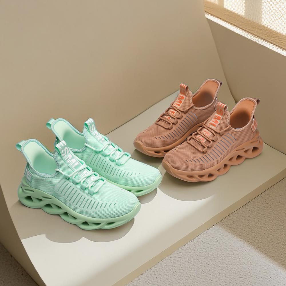 Man Running Sneakers, Kids Breathable Sports Shoes For Women Light Low Top Men'S Mesh Jogging Casual Shoes Large Size 28-48