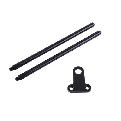 Black Aluminium Alloy Snag Bar Ears Windproof Fishing Rod Connector For Bite Alarm