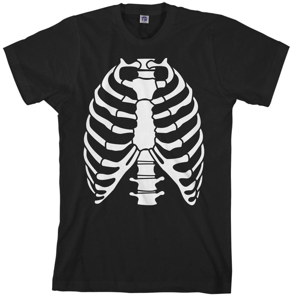 Skeleton Rib Cage Halloween Costume Men s T-Shirt XXL