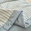 New High-End Jacquard Summer Quilt 100% Cotton Fabric Soya Fibre Filling Thin Comforter Soft Skin Fiendly Summer Blanket