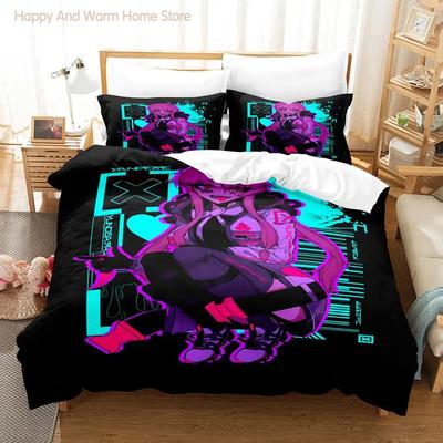 Yuno Gasai Mirai Nikki Bedding Set Single Twin Full Queen King Size Bed Set Aldult Boys Bedroom Duvetcover Sets Anime Bed