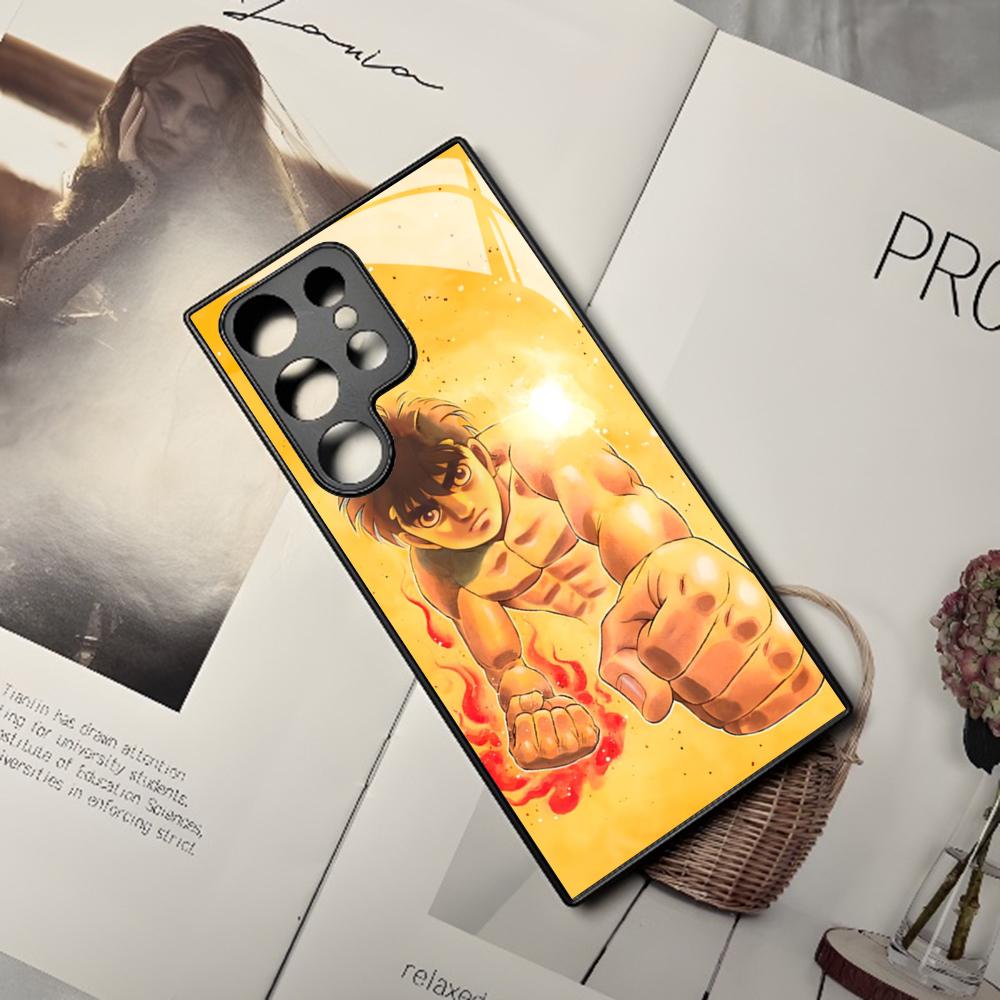 

Hajime No Ippo Makanouchi Mobile Phone Case For Samsung Galaxy S26 S25 S24 S23 S22 S20 S21 Edge Ultra Plus Fe Colored Silver Cov Galaxy S25 Ultra