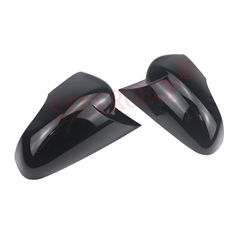 ABS 2x Mirror Cover Car Side Rearview Mirror Cap Cover Shell Sticker for Renault Captur 2013 2014 2015 2016 B Platform