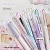 High-Value Smooth Push-Button Double-Bead Quick-Dry 0.5mm Black Exam Pen Set