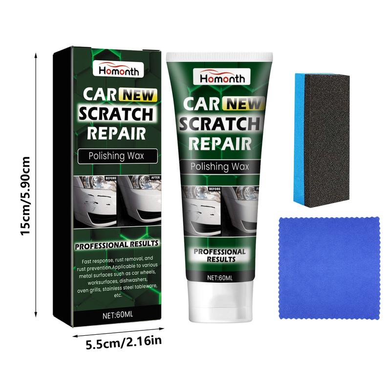 Pasta do usuwania rys z samochodu 60ML Konserwacja lakieru Naprawa Pielęgnacja Bezpłatny Wosk Brud Narzędzia do Czyszczenia Polerowanie Detailing Trwały Uniwersalny