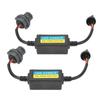 2 Stück Bremslicht-Decoder 12V Bremslampe Anti-Flimmern Fehlerlöschungs-Decoder für 7443 T20 Stecker