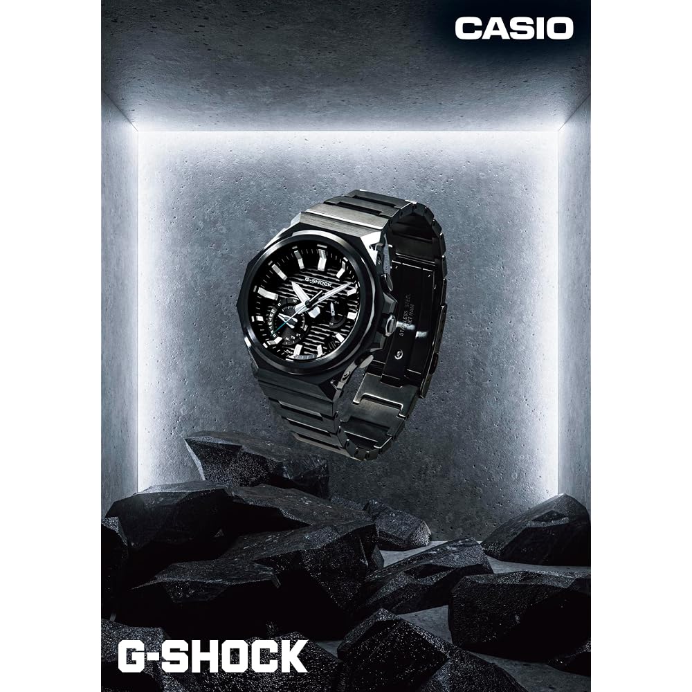 [Casio] Часы G-Shock [Оригинальный продукт для внутреннего рынка] G-STEEL с Bluetooth Tough Solar Экологичные материалы GST-B1000BD-2AJF Мужские Черные