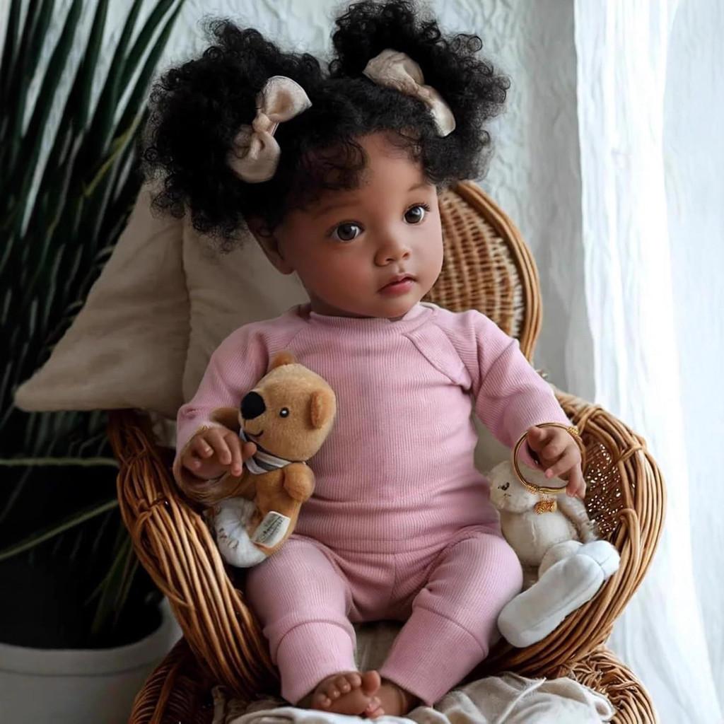 Silicone Doll With Fabric Body For Collectors And Reborn Enthusiasts