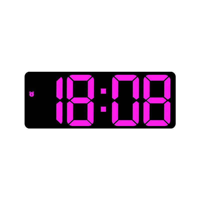 Led Mini Mirror Alarm Clock Electronic Digital Alarm Clock Digital Table Clock Room Desk Decorating Smart Small Tools Home