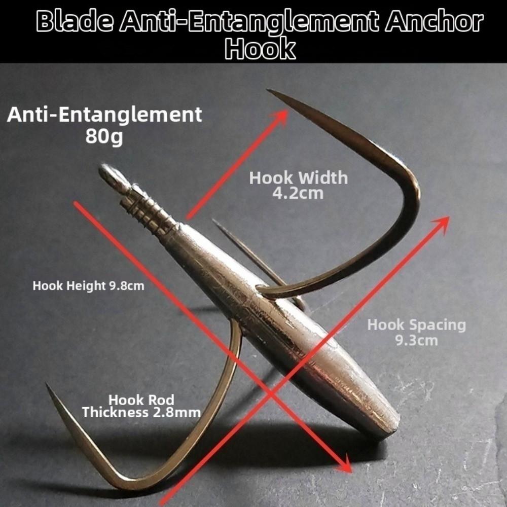 Barbed Point Sea Fishing Hook 50g-80g Weight Barbed Fishing Hook Saltwater Fishing