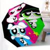 1pc Powerpuff Girls Auto Outdoor Umbrella with Folding Feature - Compact Travel Umbrella, Perfect Gift for Birthday, Christmas, 022