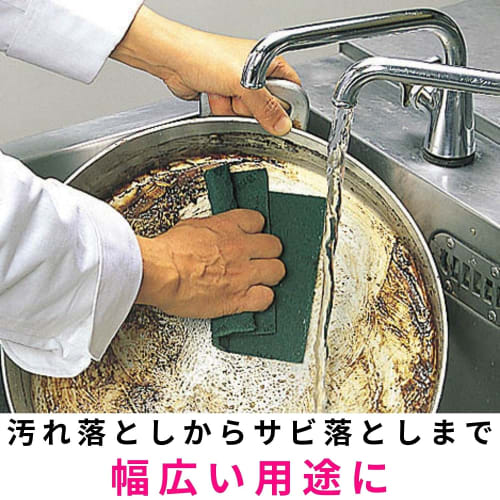 [.co.jp Exclusive] 3M Scotch-Brite No. 96 BST Nylon Scrubber, Professional Grade, Large, 3-Pack