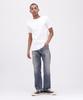 AVIREX DAILY RIB SAME COLOR CREW NECK T-SHIRT white 783-5934023