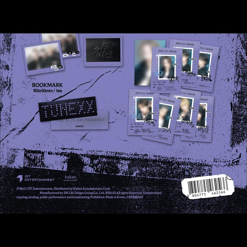 TUNEXX [SET BY US ONLY] 1st Mini Album (UNSET Ver. / US ONLY Ver.) + Free Gift