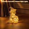 Halloween Decorations Halloween Glowing Ghost Dog Figurine Cute Halloween Nightlight Ghost Puppy Night Light for Dog Lovers