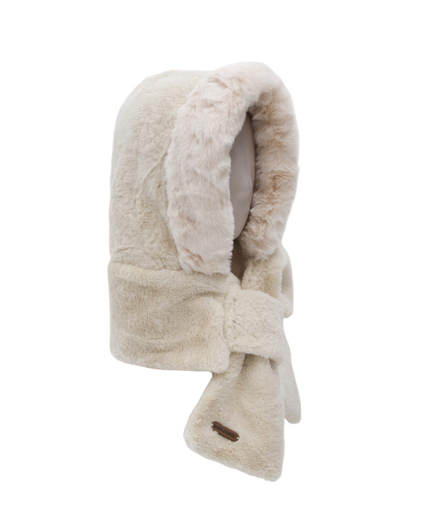 MONBIRDIE GOLF Mink Hoodie Balaclava Cream