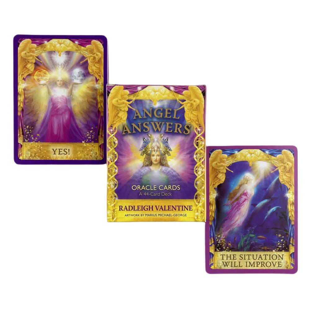 Răspunsurile Oracle Cards Divination Deck Versiuni în engleză Ediție Tarot Tarot Jocuri de masă pentru petrecere