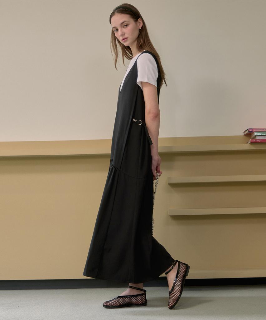 Jucy Judy V-Neck Sleeveless Dress Jzop320C