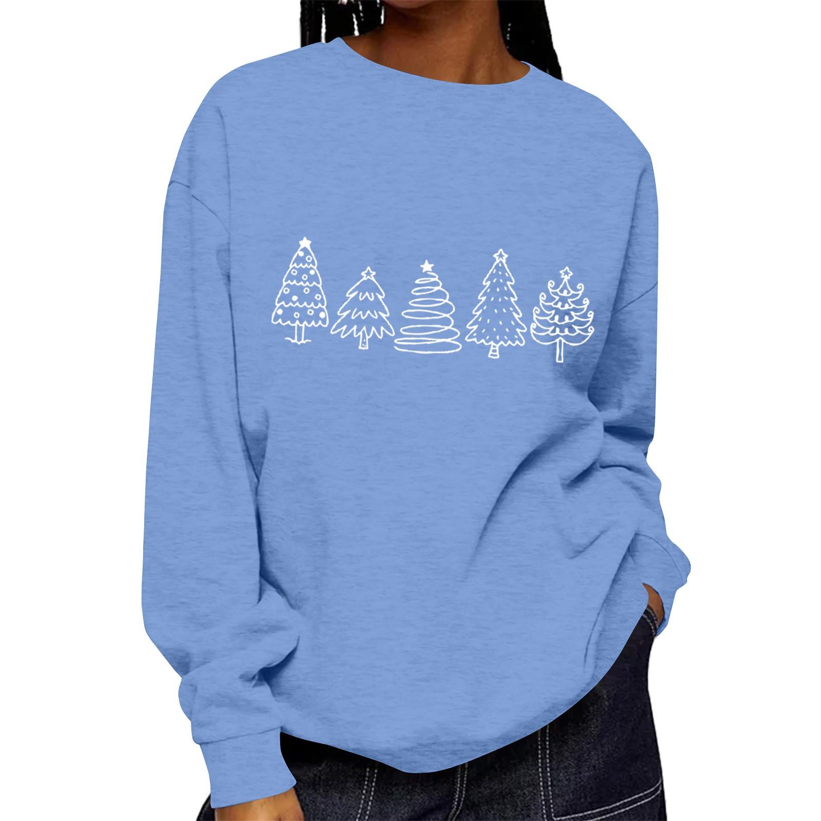 

Женская модная повседневная свободная толстовка с круглым вырезом и длинным рукавом, однотонная L