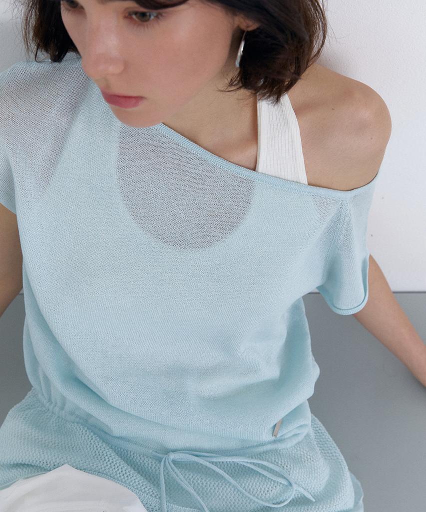 CLO'ET Asymmetrical Loose Fit Knit Top + 3 Colors
